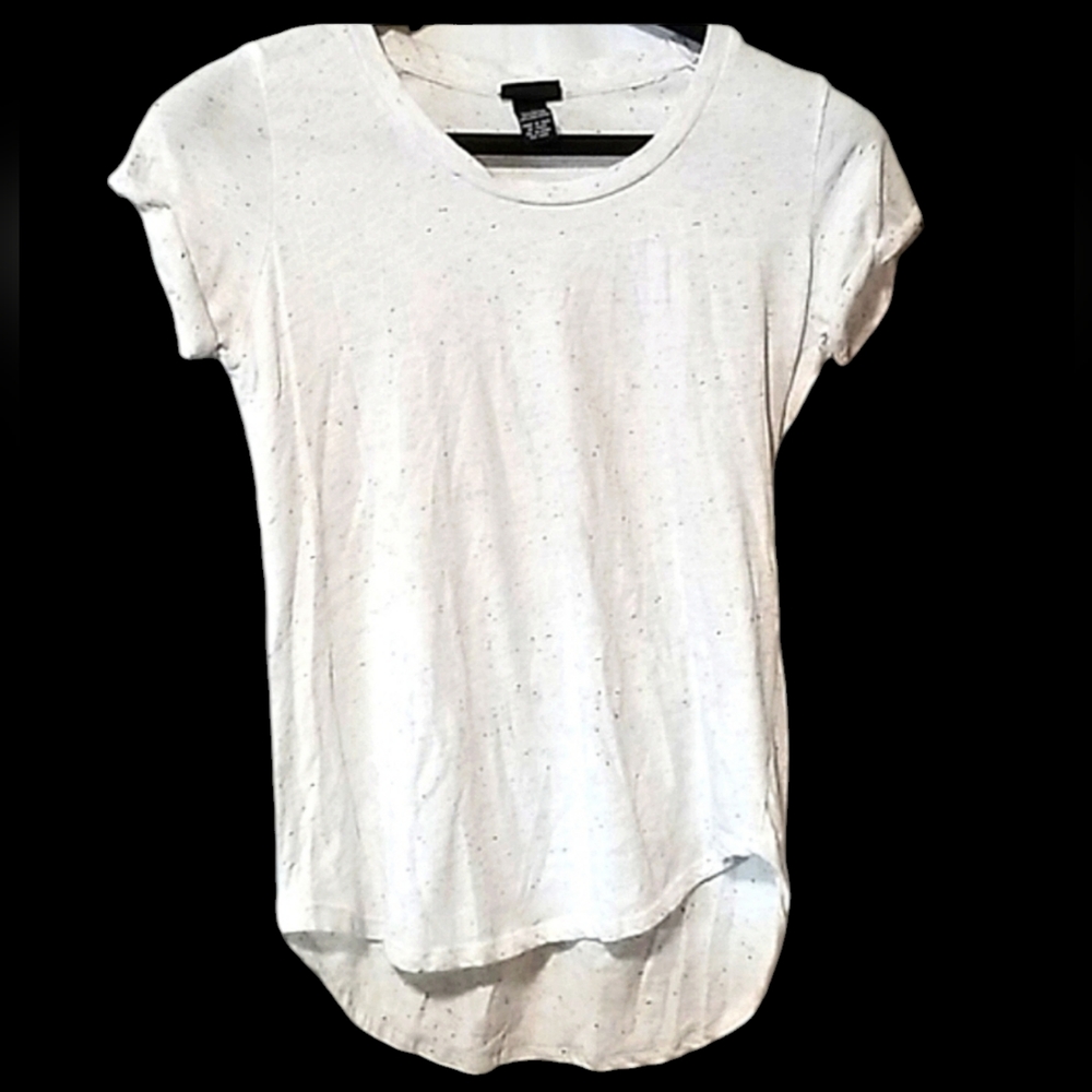 Rue 21 Short sleeve T shirt medium white marled